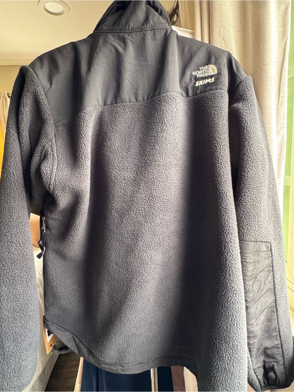 North Face x SKIMS collection, 1995 Denali Fleece Jacket. Gunmetal SZ S. NWT - Picture 7 of 12